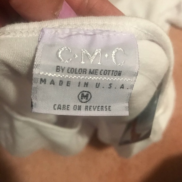 Color Me Cotton white top (made in USA ) - Picture 9 of 16